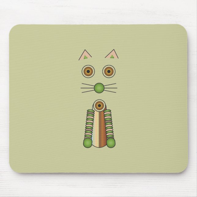 Waldkatze Mousepad (Vorne)