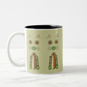 Waldkatze Zweifarbige Tasse
