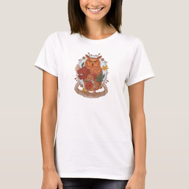 Waldkauz T-Shirt (Vorderseite)