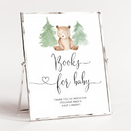 Waldkiefernbär Bücher für das Baby Poster
