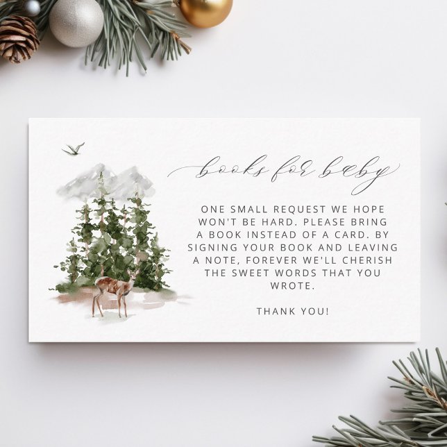 Waldkiefernbäume Bücher für Kinder Begleitkarte (Von Creator hochgeladen)