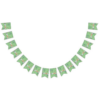 Waldkreaturen, die Banner brennen