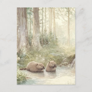 Waldkreaturen Postkarte