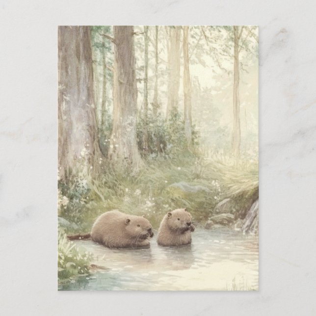 Waldkreaturen Postkarte (Vorderseite)