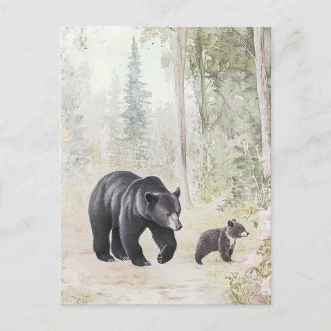 Waldkreaturen Postkarte (Vorderseite)