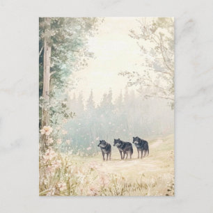 Waldkreaturen Postkarte
