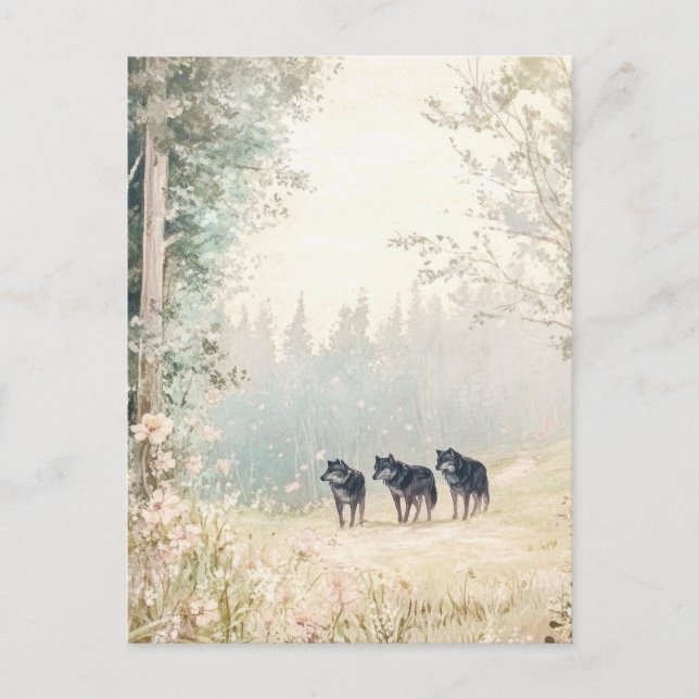 Waldkreaturen Postkarte (Vorderseite)