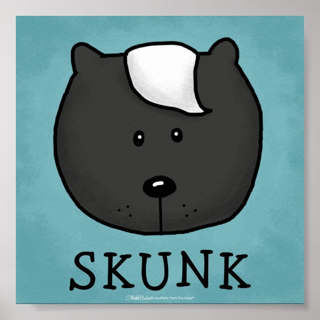 Waldkrebs-Bestwaldfreunde-Skunk Poster (Vorne)
