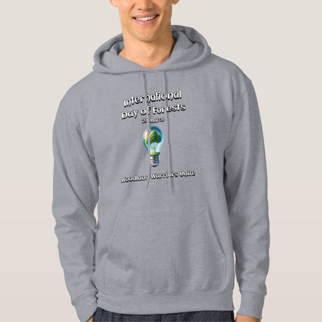 Waldkrieger vereinen sich. Tag der Wälder (IDF) Hoodie (Vorderseite)