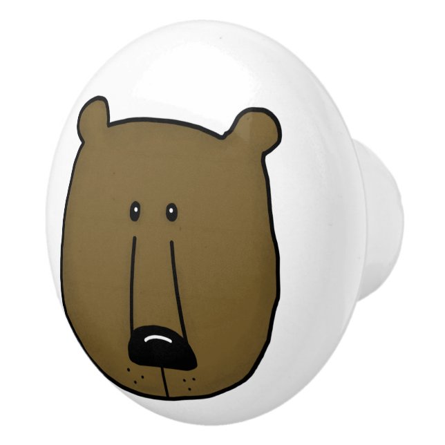 Waldkritter-bester Waldfreund-Bär Keramikknauf (Rechts)