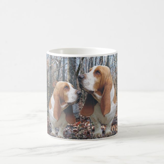 Waldland Basset Hound Kaffeetasse (Mittel)