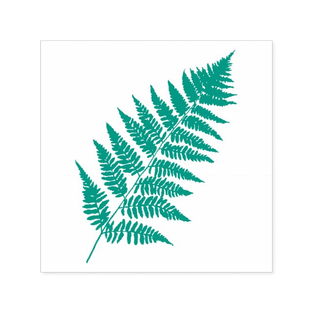 Waldland Fern Muster Permastempel (Design)