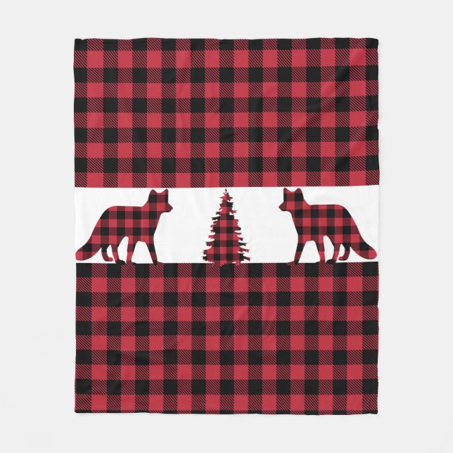Waldland Fox Fleece Blanket (Vorderseite)
