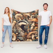 Waldland Naturfarben Pilze weich weich