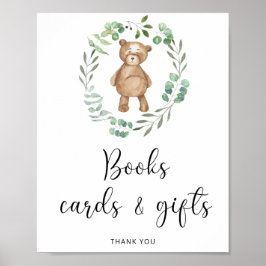 Waldland trägt Bücherkarten und Geschenkposter Poster