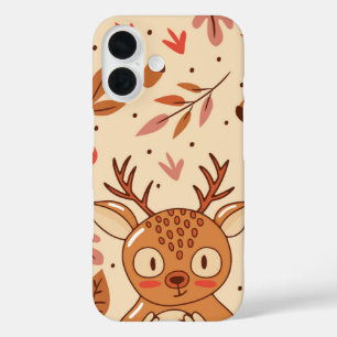 Waldland Whimsy Herbst Hirsch iPhone 16 Hülle