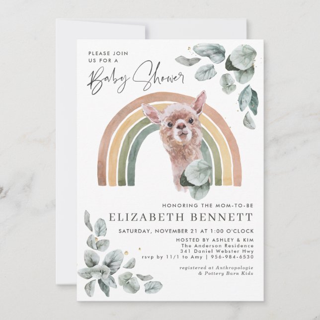 Waldlandgrün | Waldtiere und Regenbogen (Vorderseite)