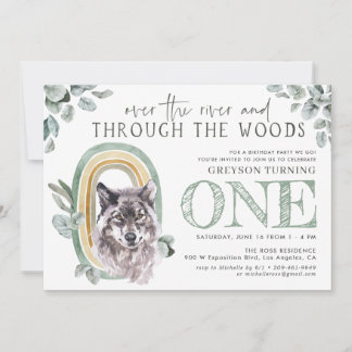 Waldlandgrün | Waldtiere und Regenbogen