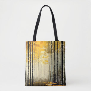 Waldlandschaft Art Deco Malerisches Mosaik