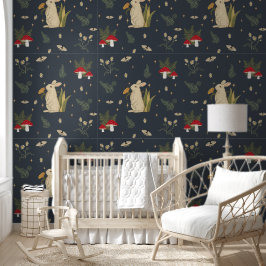 Waldlandschaft des Kernwaldes Botanischer Pilzwald Tapete