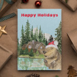 Waldlandschaft Heiligensee Weihnachtsbäume Wasserf Postkarte<br><div class="desc">Dieses Design wurde durch digitale Kunst erstellt, es kann personalisiert sein, indem Sie auf die Schaltfläche Anpassen und ändern Sie das Foto, Farbe, Hinzufügen eines Namens, Initialen oder Ihre Lieblingswörter. Kontaktieren Sie mich unter colorflowcreations@gmail.com , wenn Sie dieses Design auf einem anderen Produkt haben möchten. Kaufen Sie meine originale abstrakte...</div>