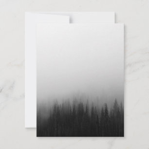 Waldlandschaft Landschaft Szene Foggy Mystical