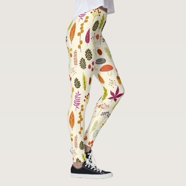 Waldlandschaft Leggings (Rechts)