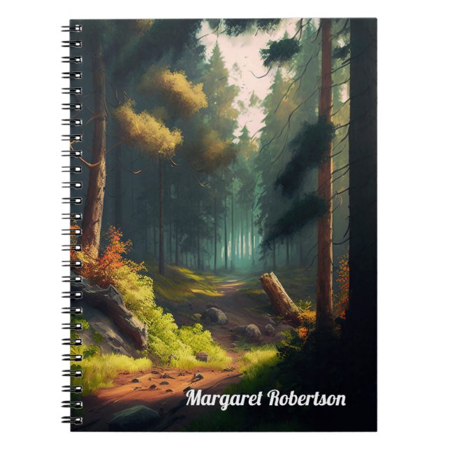 Waldlandschaft Notizblock (Vorderseite)