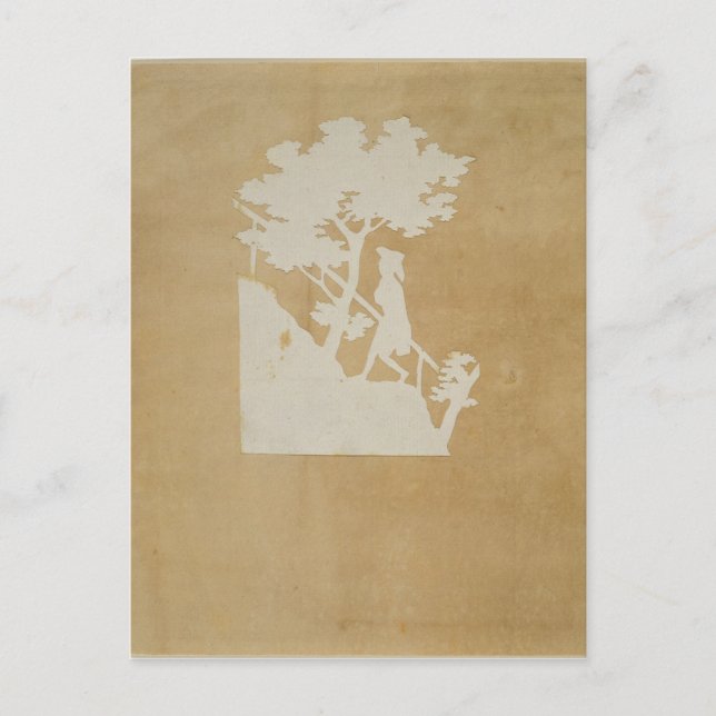 Waldlandschaft Postkarte (Vorderseite)