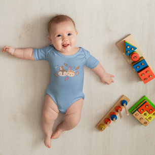 Waldlandschaft Stammes-Indianer Nahtloses Muster Baby Strampler