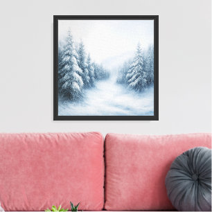 Waldlandschaft-Wandkunst Leinwanddruck