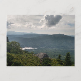 Waldlandschaftsfotos auf der Standardpostkarte Postkarte