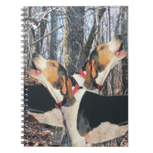 WaldlandTreeing Wanderercoonhound-Notizbuch Notizblock