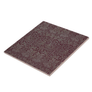 Waldlaub Roter Hase William Morris Muster Fliese