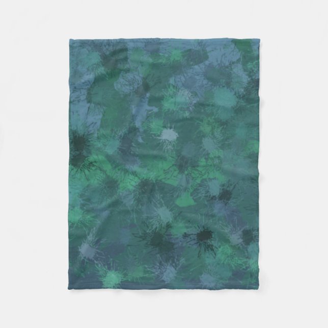 Waldlicht Fleecedecke (Vorderseite)