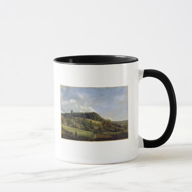 Waldlichtung nahe einem Dorf, 1833 Tasse (Rechts)