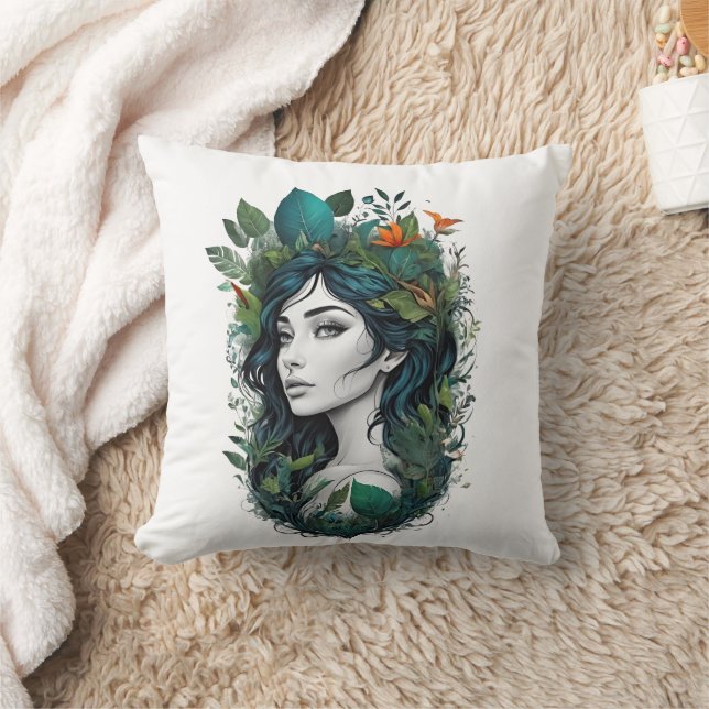 Waldlied Kissen (Decke)