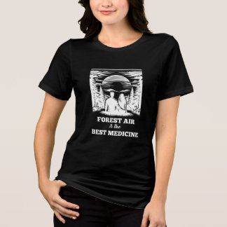 Waldluft ist die beste Medizin Tri-Blend Shirt