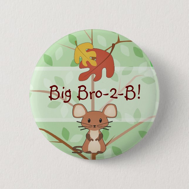 Waldmaustaste Button (Vorderseite)