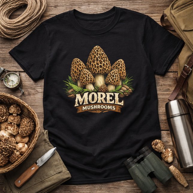 Waldmorchel-Pilze T-Shirt (Von Creator hochgeladen)