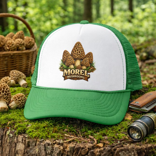 Waldmorchel-Pilze Truckerkappe (Von Creator hochgeladen)
