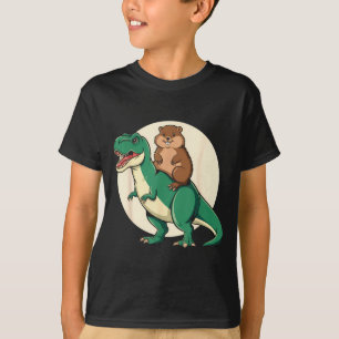 Waldmurmeltier Dinosaurier T-Rex Lustiger Humor Ti T-Shirt