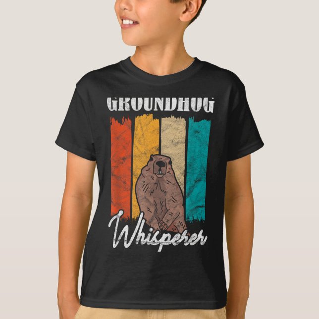Waldmurmeltier-Flüsterer  T-Shirt (Vorderseite)