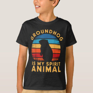 Waldmurmeltier ist mein Seelentier Waldmurmeltier T-Shirt