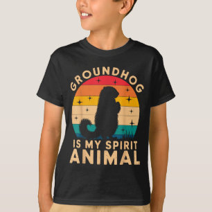 Waldmurmeltier ist mein spirituelles Tier Woodchuc T-Shirt