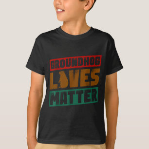 Waldmurmeltier lebt Retro Vintage Tierliebhaber Mä T-Shirt