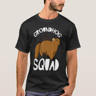Waldmurmeltier Murmeltier Marmot Tier Erdhörnchen T-Shirt
