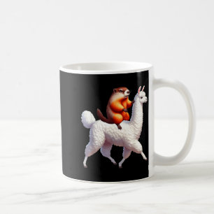 Waldmurmeltier-Reit-Lama-Kostüm Familie Kinder Kle Kaffeetasse