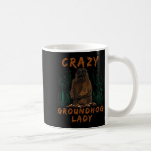 Waldmurmeltier Verrücktes Erdhörnchen Nagetier Erd Kaffeetasse