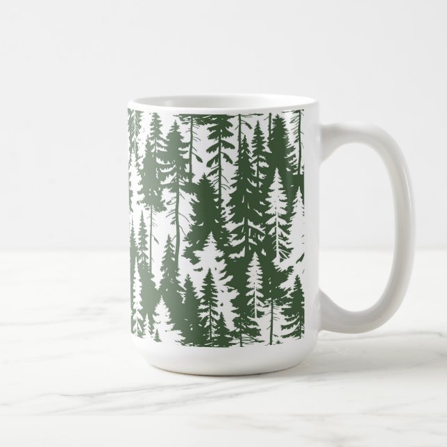 Waldmuster Kaffeetasse (Rechts)
